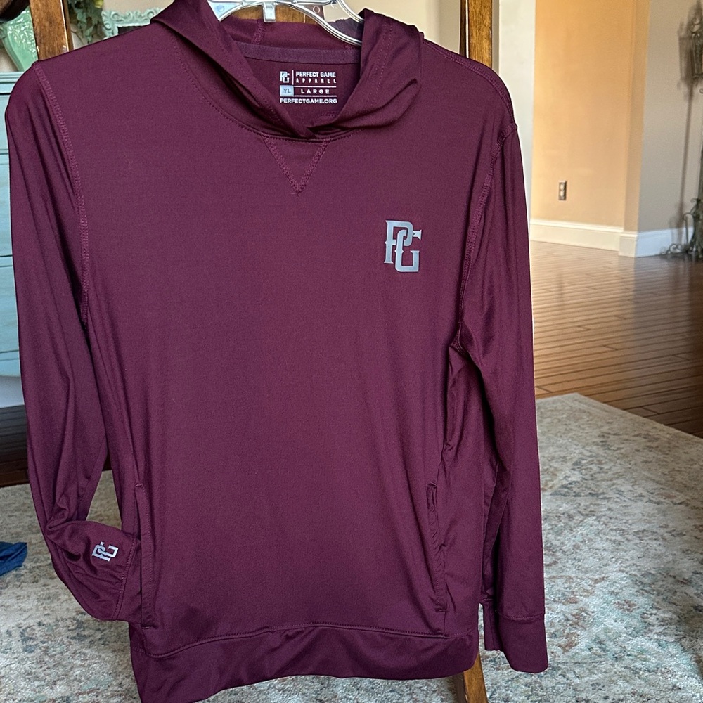 Kids' Burgundy Hoodie